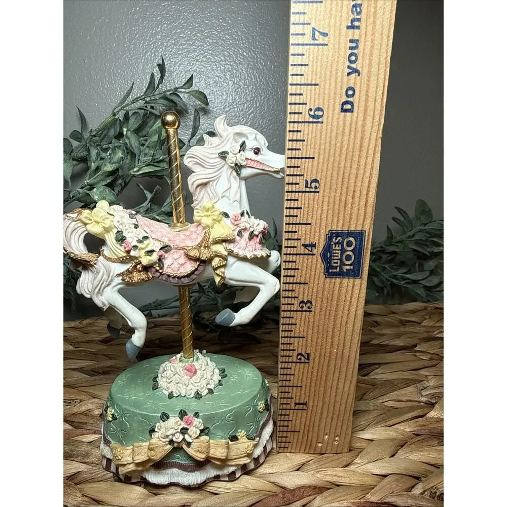 Heritage House Carousel Horse Figurine As Time Goes By Country Fair Decor Vtg